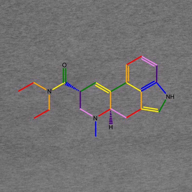 LSD Rainbow Molecule Chemistry by ChemECool